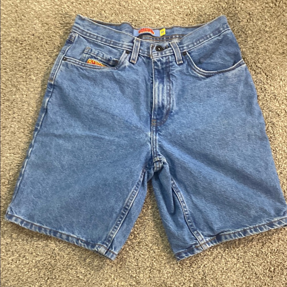 Blue Denim Shorts
